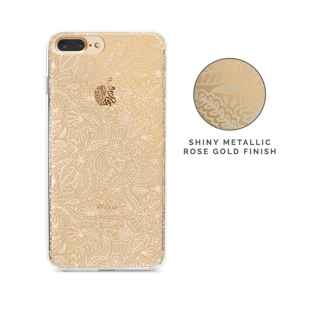 Flash Sale Floral Mandala | Rose Gold Clear Case  Today Only!