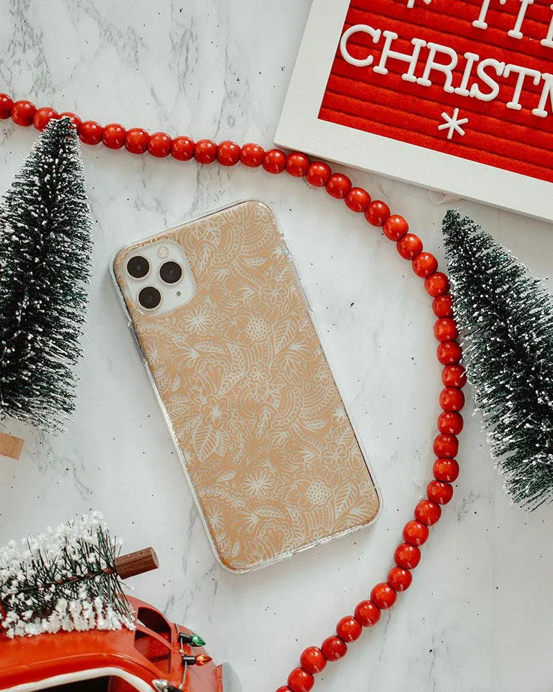 Flash Sale Floral Mandala | Rose Gold Clear Case  Today Only!