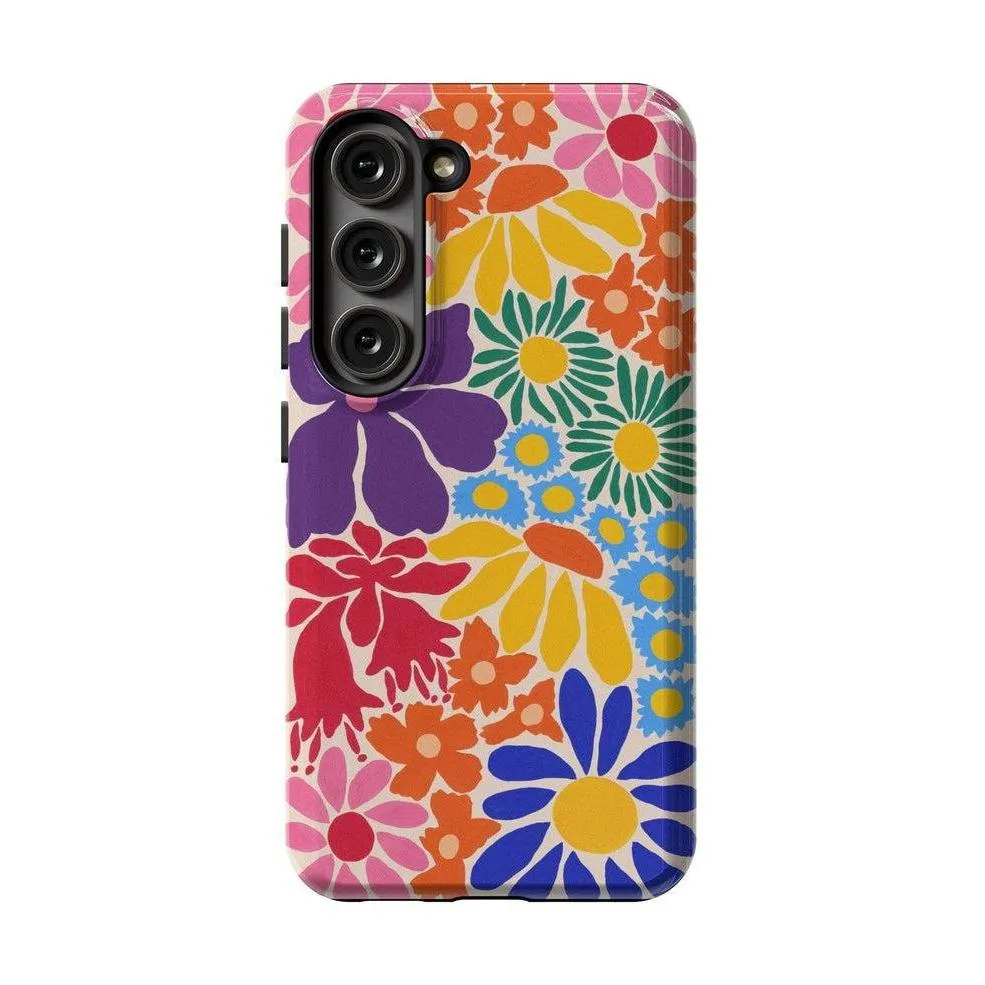 Flash Sale Flower Patch | Multi-Color Floral Samsung Case  Almost Sold Out!