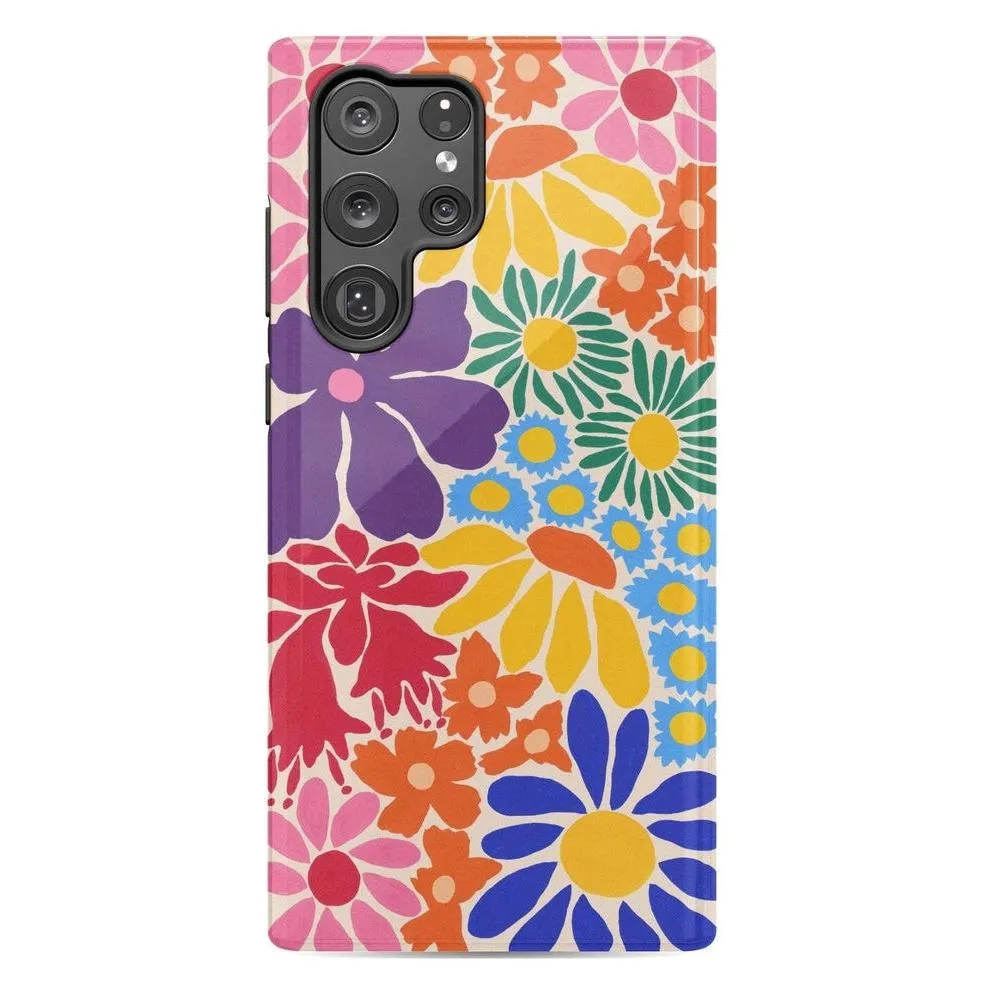 Flash Sale Flower Patch | Multi-Color Floral Samsung Case  Almost Sold Out!