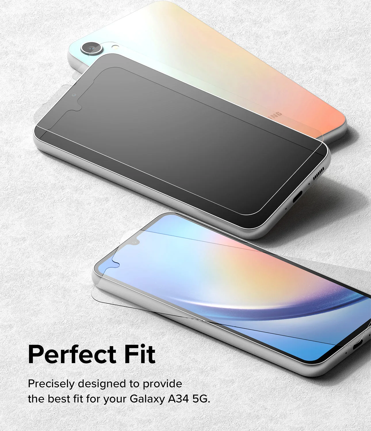 Flash Sale! Galaxy A34 5G Screen Protector | Full Cover Glass  Dont Miss Out!