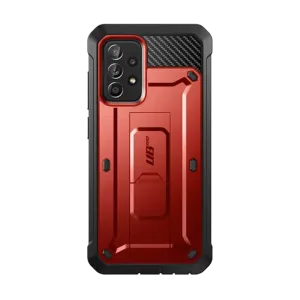 Flash Sale! Galaxy A72 Unicorn Beetle Pro Rugged Holster Case-Metallic Red  Today Only!