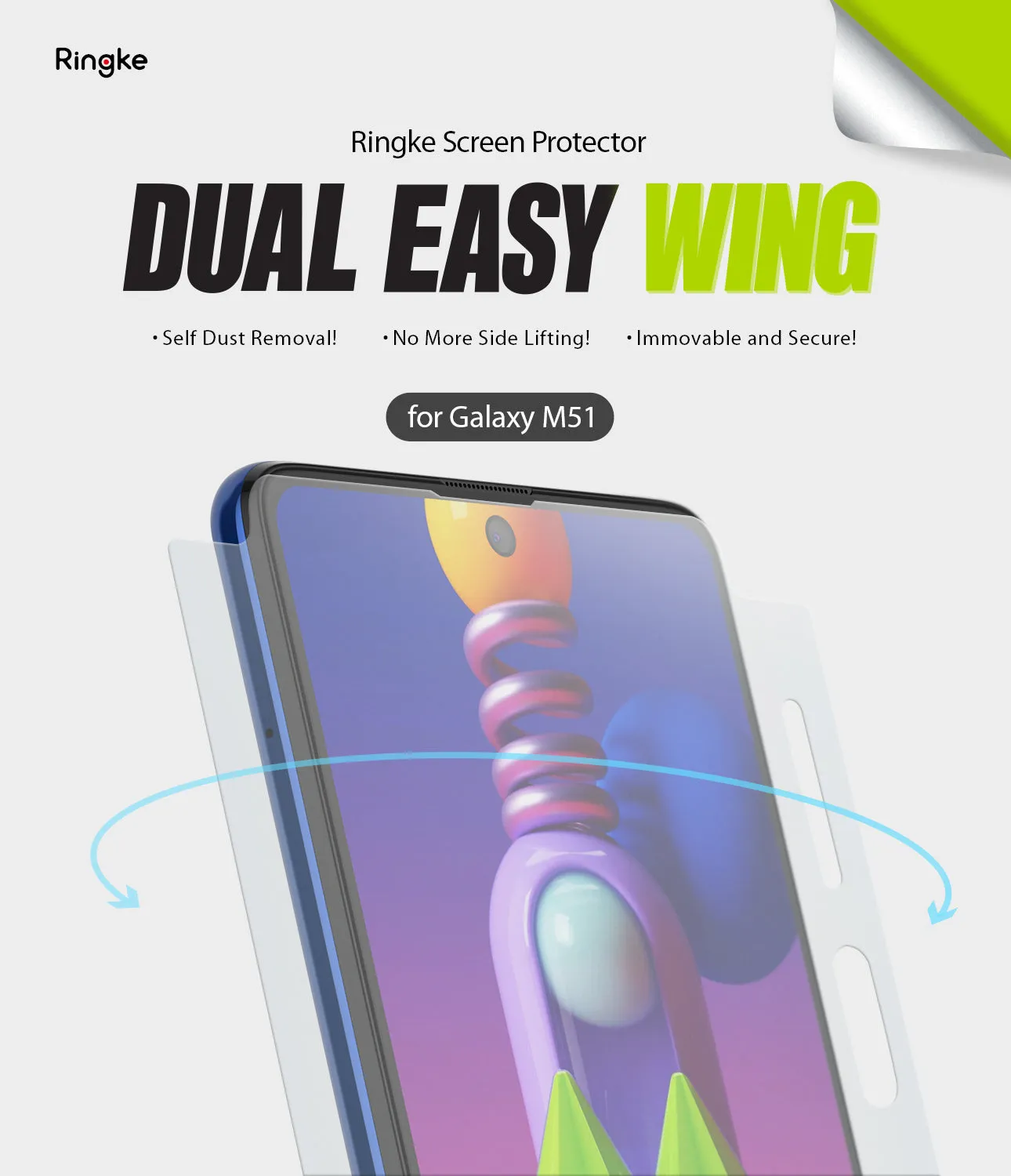 Flash Sale Galaxy M51 Screen Protector | Dual Easy Film  Last Few Pieces!