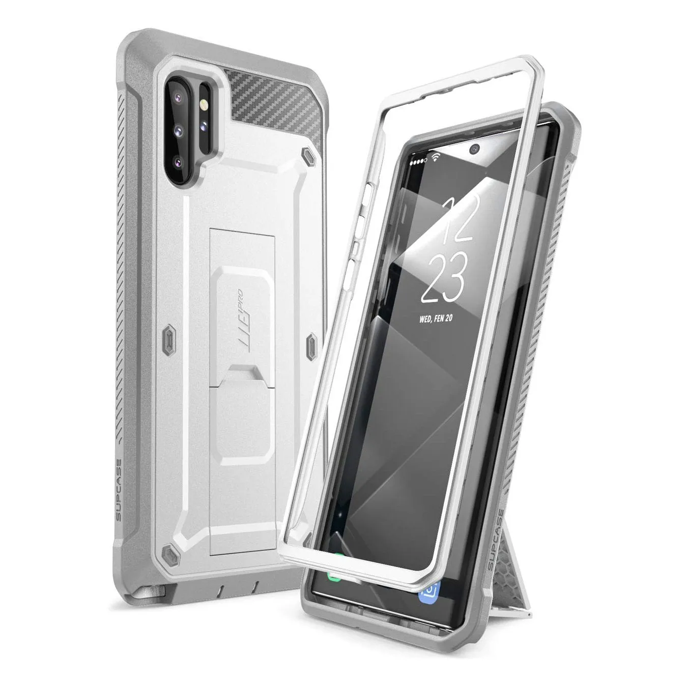 Flash Sale! Galaxy Note10 Plus / Note10 Plus 5G Unicorn Beetle Pro Full-Body Rugged Case-White  Almost Sold Out!