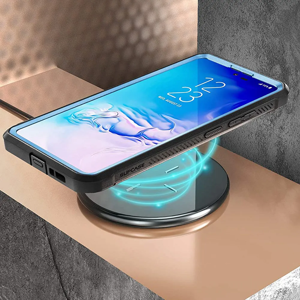 Flash Sale! Galaxy S10 Lite Unicorn Beetle Pro Full Body Rugged Holster Case-Metallic Blue  Last Few Pieces!