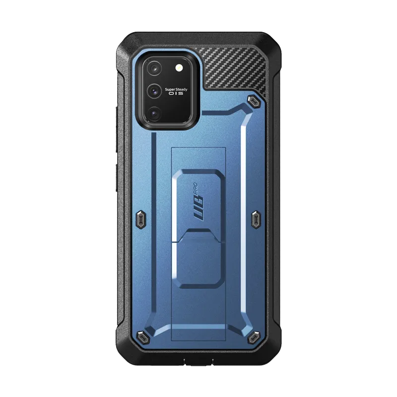 Flash Sale! Galaxy S10 Lite Unicorn Beetle Pro Full Body Rugged Holster Case-Metallic Blue  Last Few Pieces!
