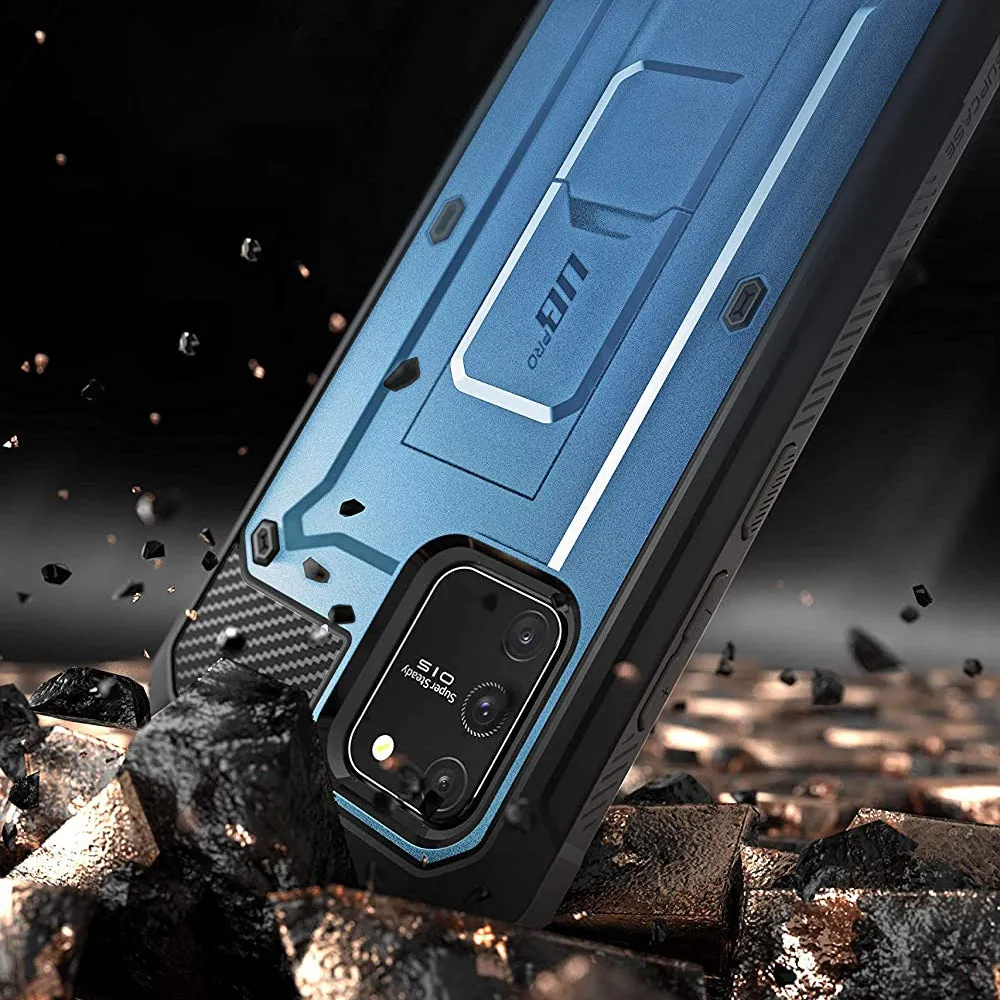 Flash Sale! Galaxy S10 Lite Unicorn Beetle Pro Full Body Rugged Holster Case-Metallic Blue  Last Few Pieces!