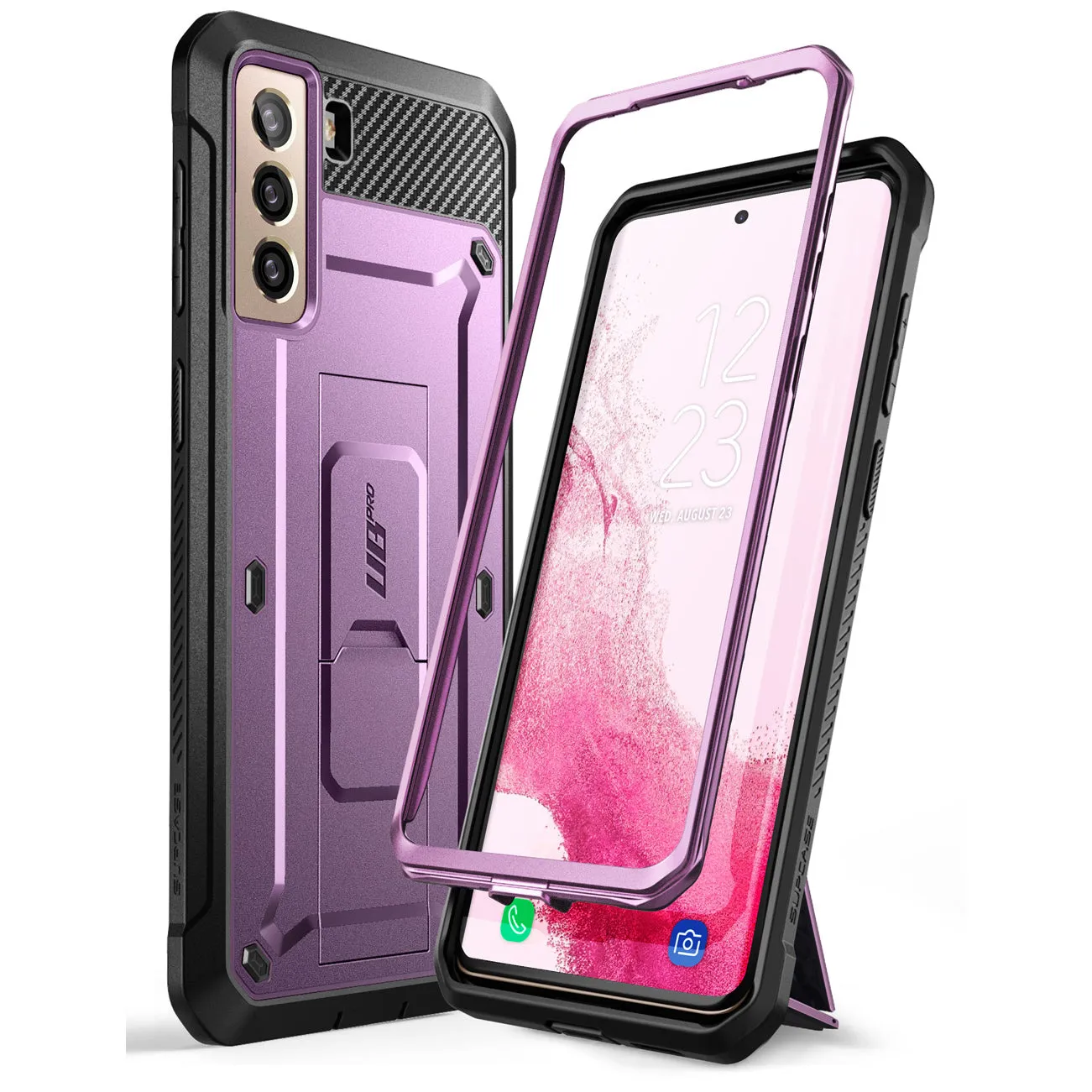 Flash Sale! Galaxy S22 Unicorn Beetle PRO Rugged Case-Metallic Purple  Last Chance!
