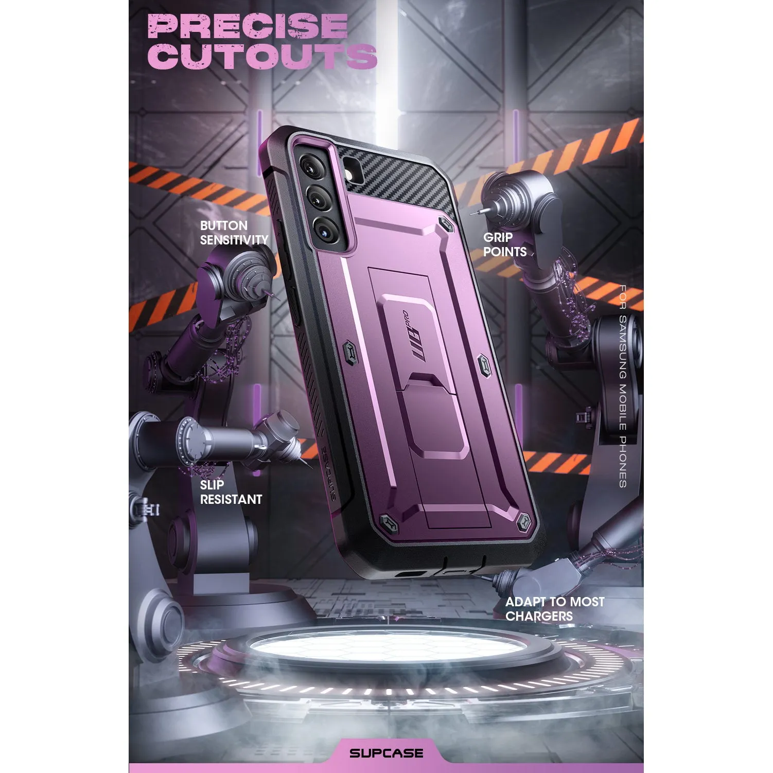 Flash Sale! Galaxy S22 Unicorn Beetle PRO Rugged Case-Metallic Purple  Last Chance!