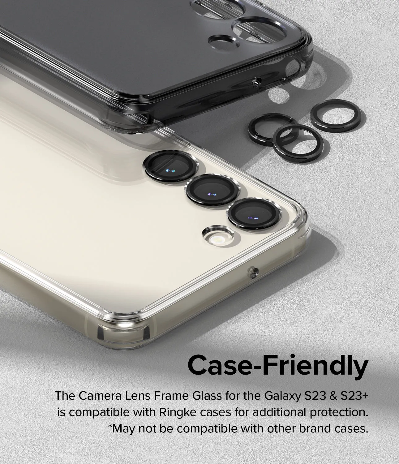 Flash Sale Galaxy S23 / S23 Plus Camera Lens Protector | Camera Lens Frame Glass  Limited Availability!