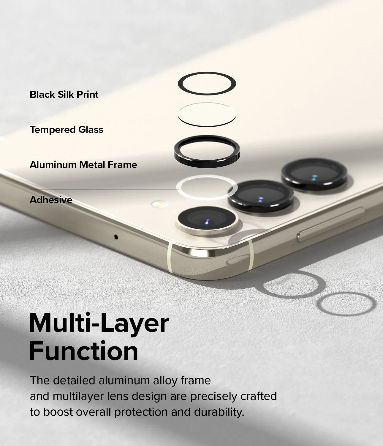 Flash Sale Galaxy S23 / S23 Plus Camera Lens Protector | Camera Lens Frame Glass  Limited Availability!