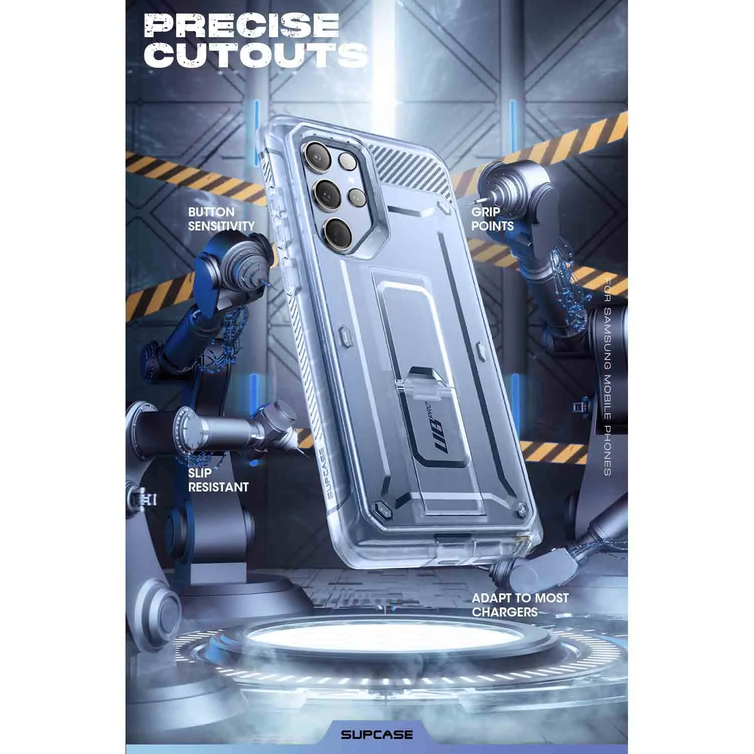 Flash Sale Galaxy S23 Ultra Unicorn Beetle PRO Screen Protector Case-Blue Fog  Today Only!