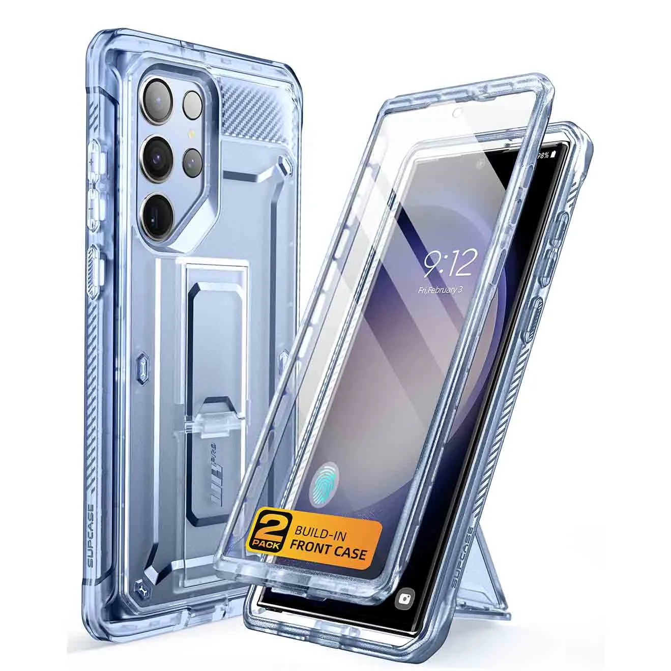 Flash Sale Galaxy S23 Ultra Unicorn Beetle PRO Screen Protector Case-Blue Fog  Today Only!