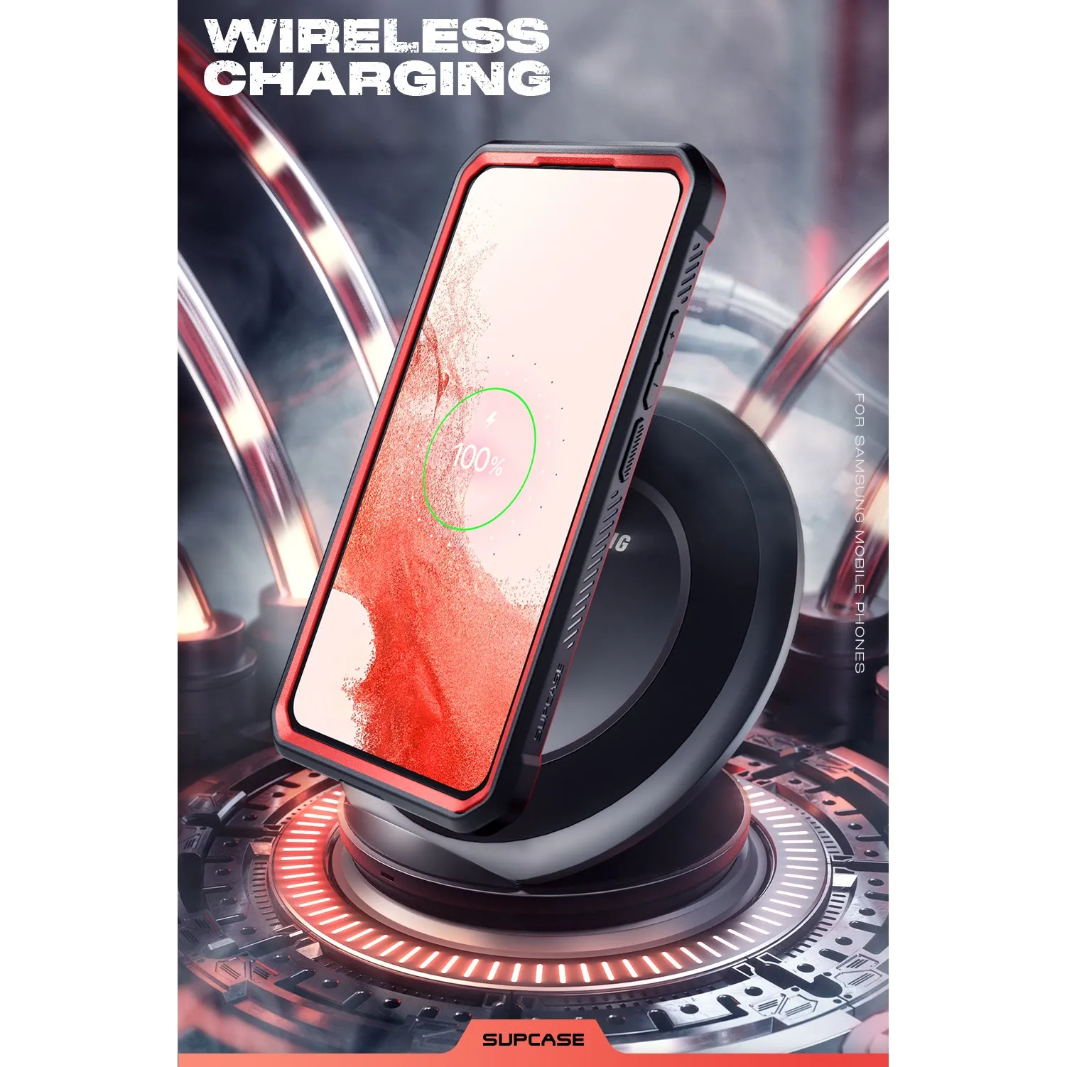 Flash Sale! Galaxy S23 Ultra Unicorn Beetle PRO Screen Protector Case-Metallic Red  Going Fast!