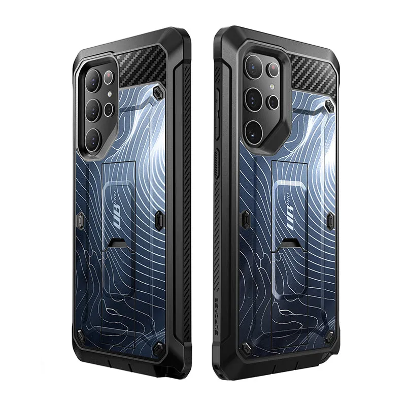 Flash Sale! Galaxy S24 Ultra Unicorn Beetle PRO Rugged Case-Blue Ripple  Going Fast!