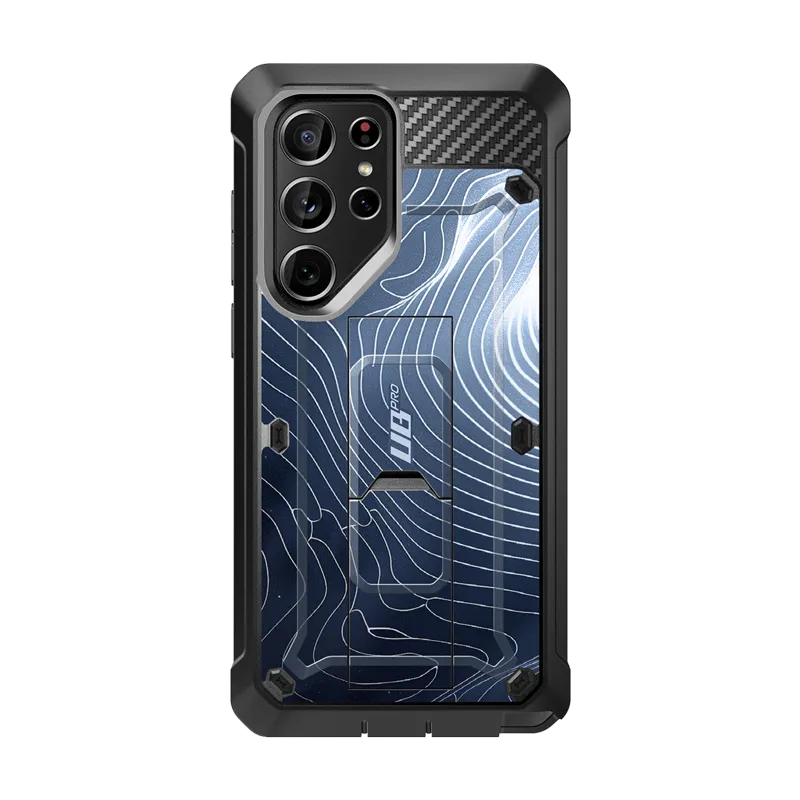 Flash Sale! Galaxy S24 Ultra Unicorn Beetle PRO Rugged Case-Blue Ripple  Going Fast!
