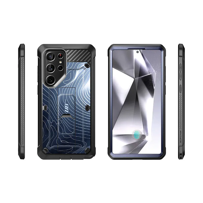 Flash Sale! Galaxy S24 Ultra Unicorn Beetle PRO Rugged Case-Blue Ripple  Going Fast!