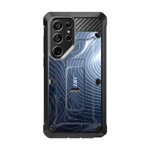 Flash Sale! Galaxy S24 Ultra Unicorn Beetle PRO Rugged Case-Blue Ripple  Going Fast!