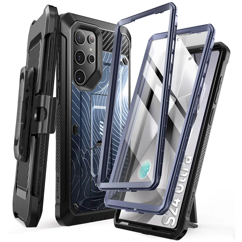 Flash Sale! Galaxy S24 Ultra Unicorn Beetle PRO Rugged Case-Blue Ripple  Going Fast!