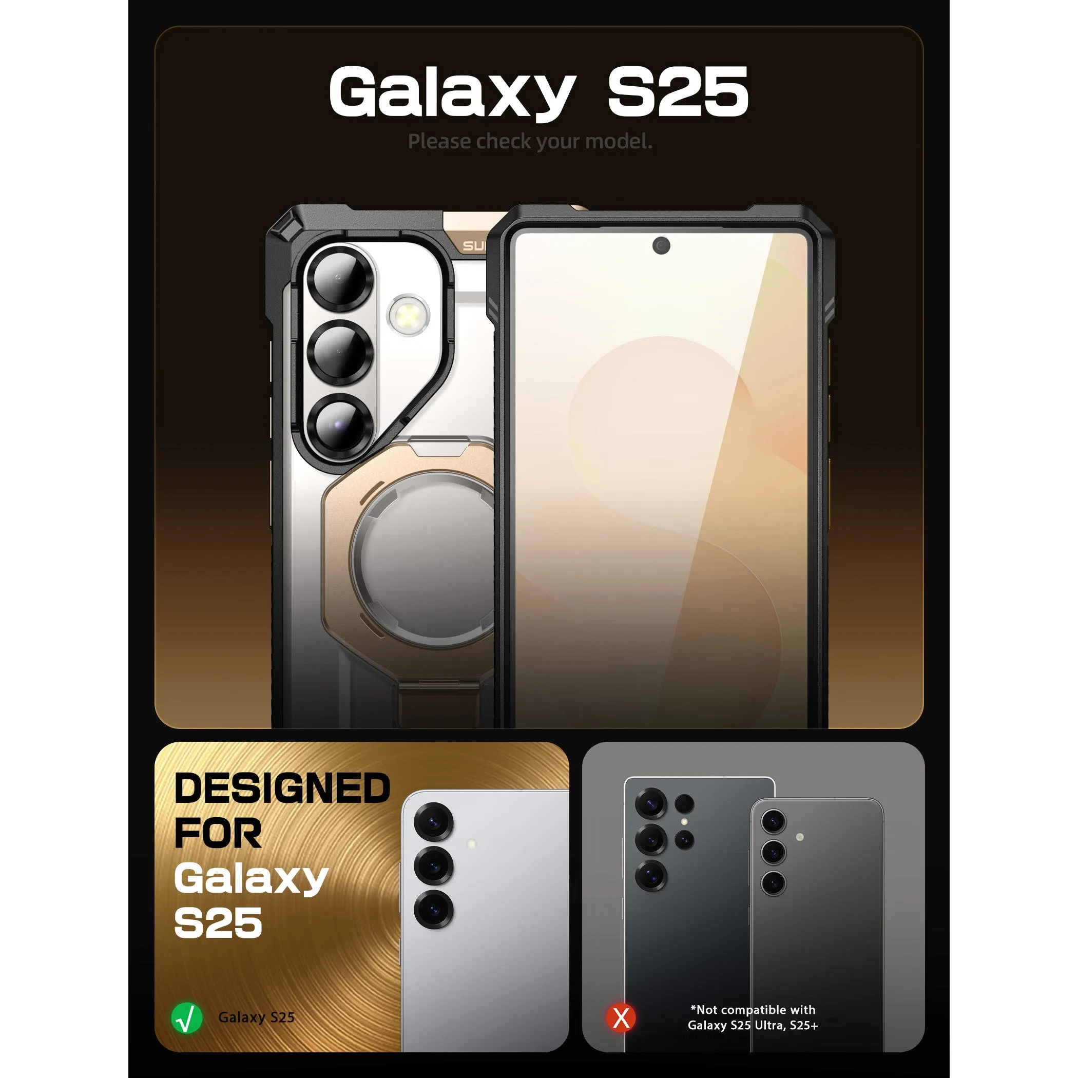 Flash Sale! Galaxy S25 UB Grip MagSafe Phone Case-Desert  Stylish & Comfortable