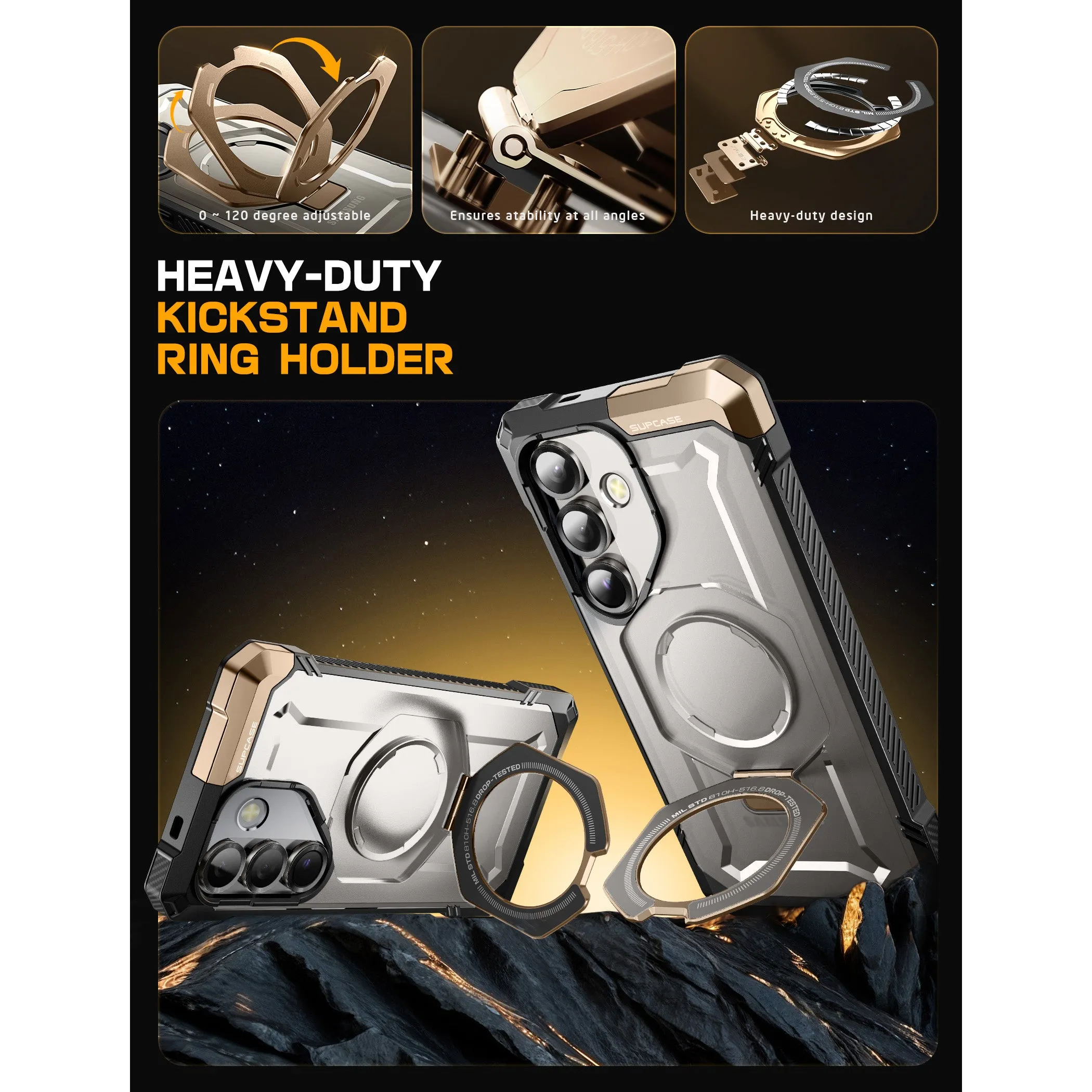 Flash Sale! Galaxy S25 UB Grip MagSafe Phone Case-Desert  Stylish & Comfortable