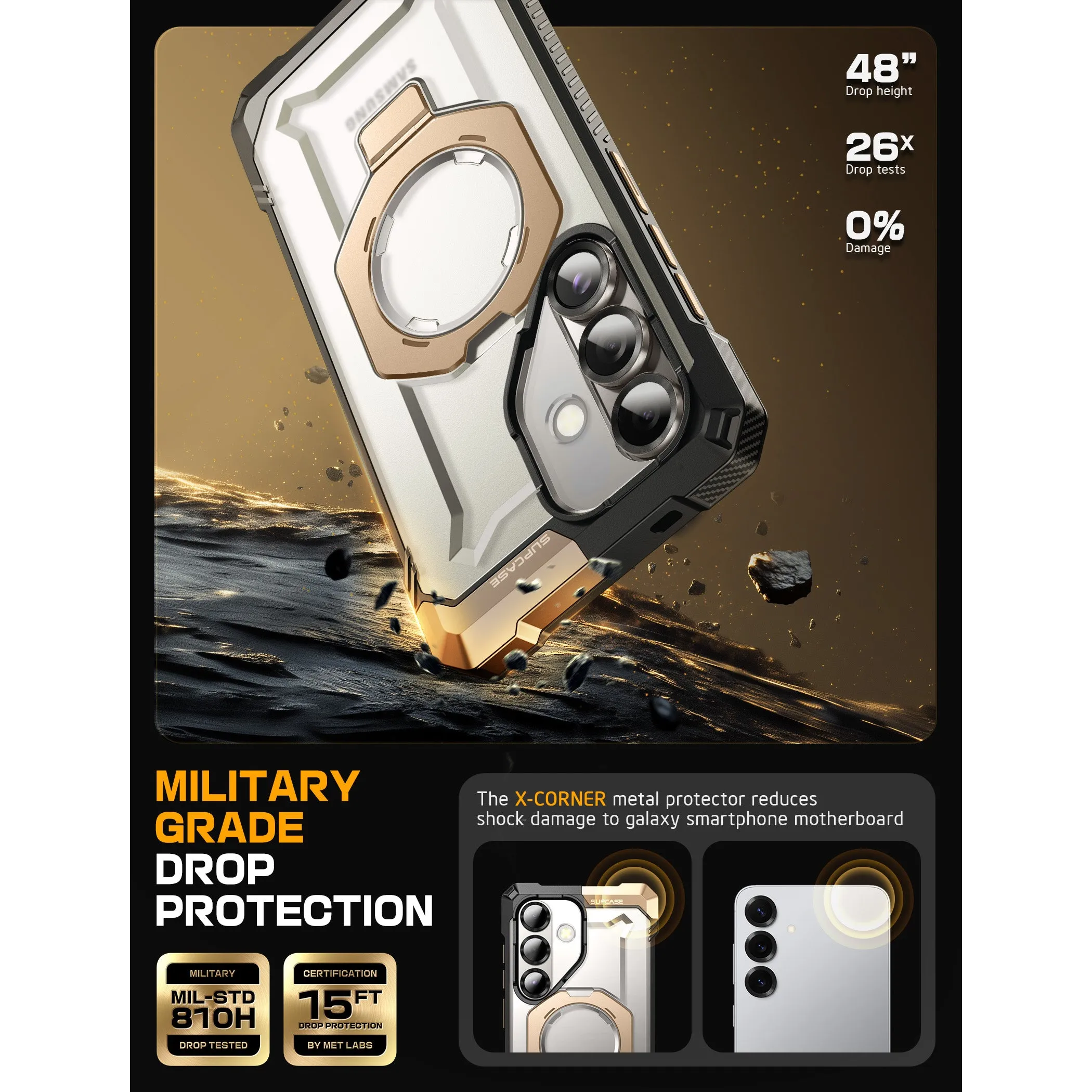 Flash Sale! Galaxy S25 UB Grip MagSafe Phone Case-Desert  Stylish & Comfortable