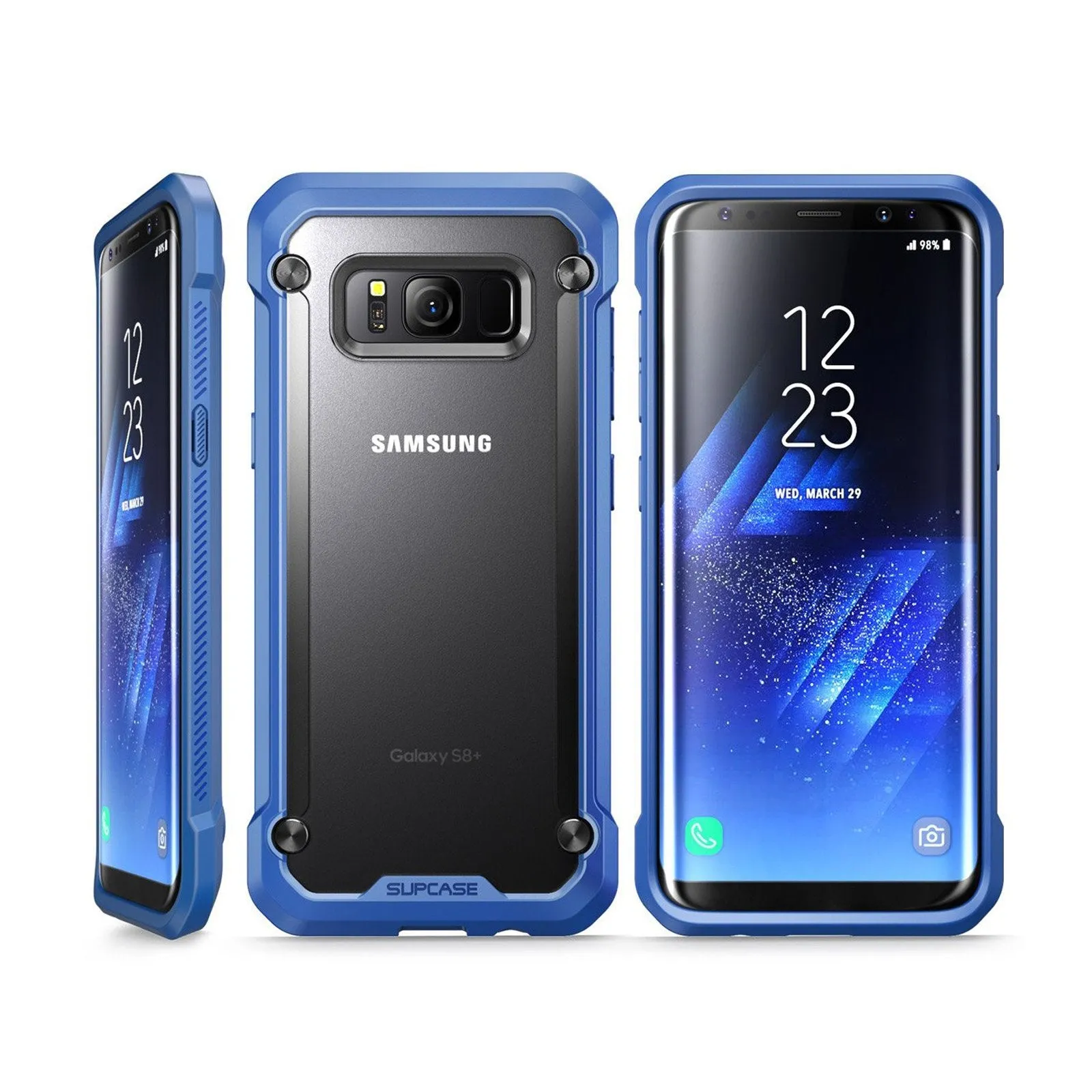 Flash Sale! Galaxy S8 Plus Unicorn Beetle Hybrid Protective Bumper Case-Blue  Limited Stock!