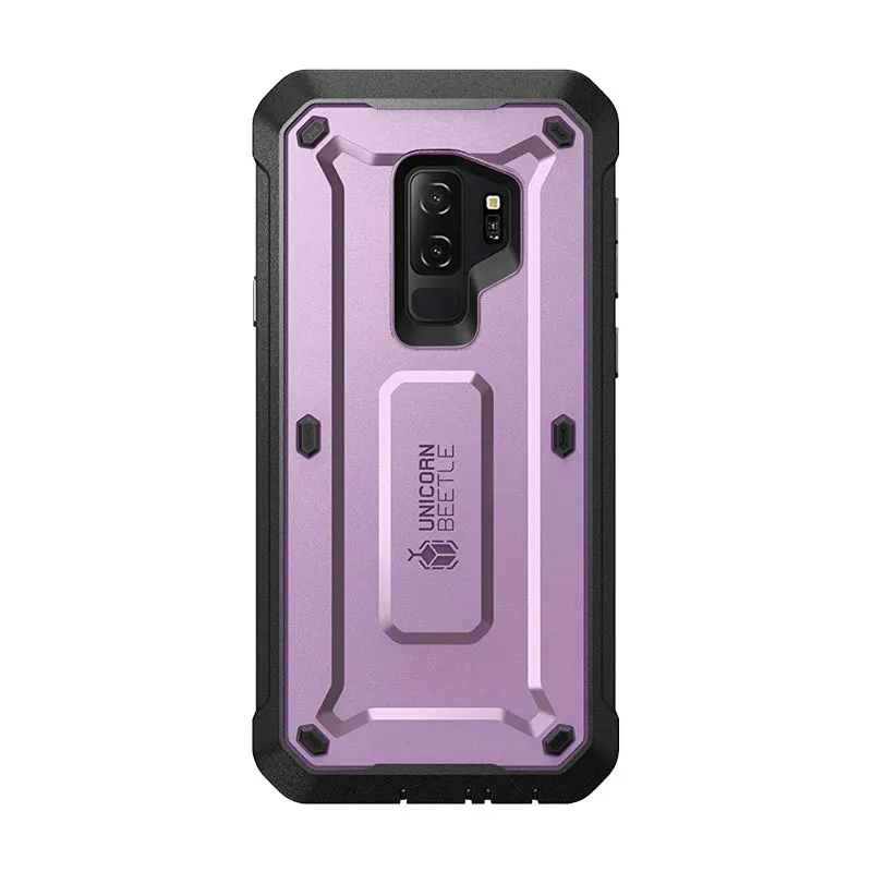 Flash Sale! Galaxy S9 Plus Unicorn Beetle Pro Full Body Rugged Case-Metallic Purple  Limited Release!
