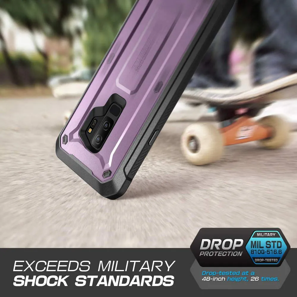 Flash Sale! Galaxy S9 Plus Unicorn Beetle Pro Full Body Rugged Case-Metallic Purple  Limited Release!