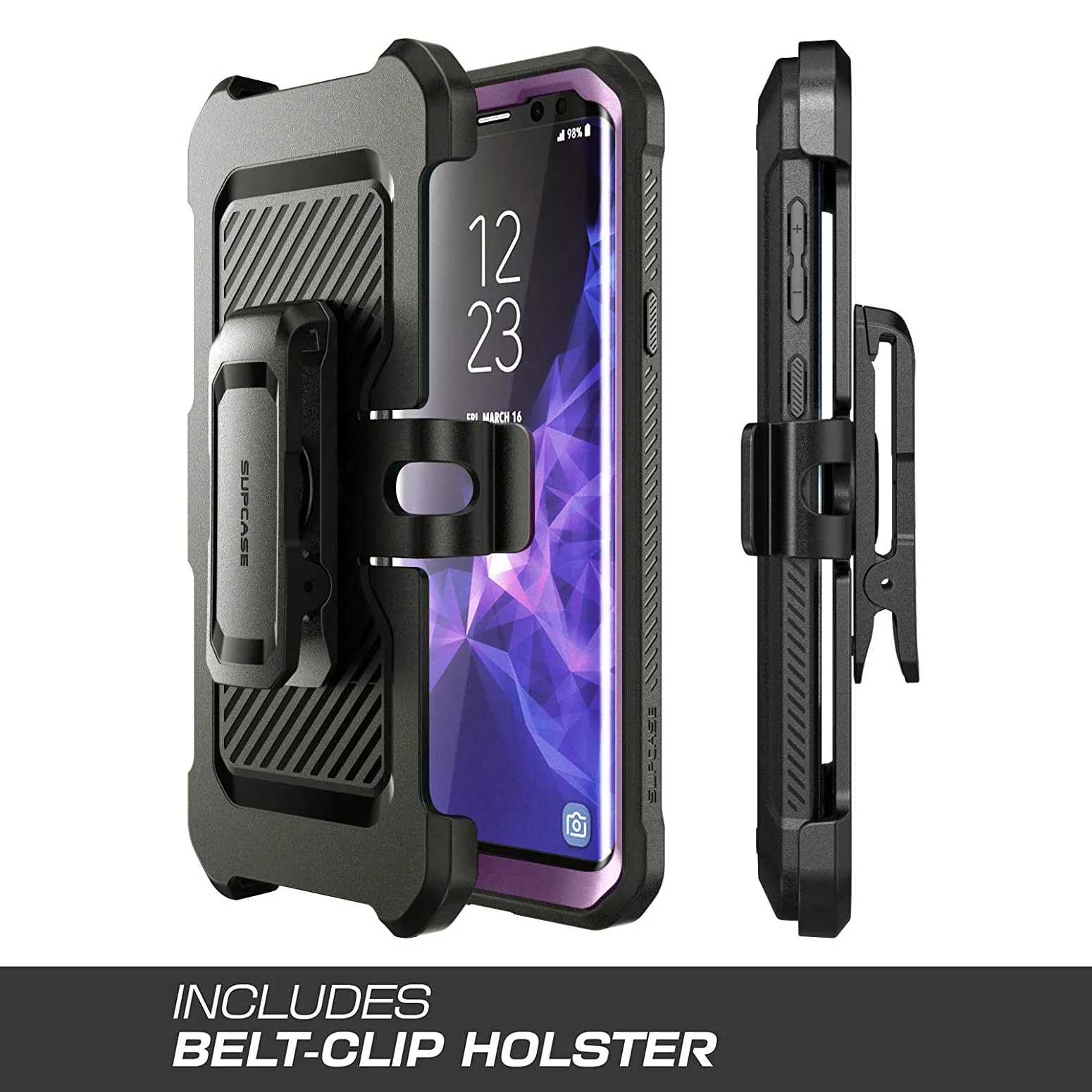 Flash Sale! Galaxy S9 Plus Unicorn Beetle Pro Full Body Rugged Case-Metallic Purple  Limited Release!
