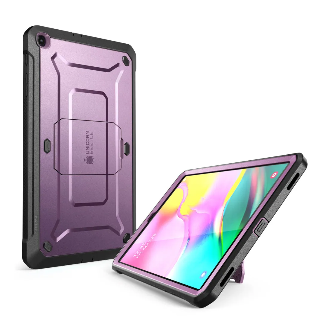 Flash Sale Galaxy Tab A 10.1 inch (2019) Unicorn Beetle Pro Full-Body Case-Metallic Purple  Stylish & Comfortable