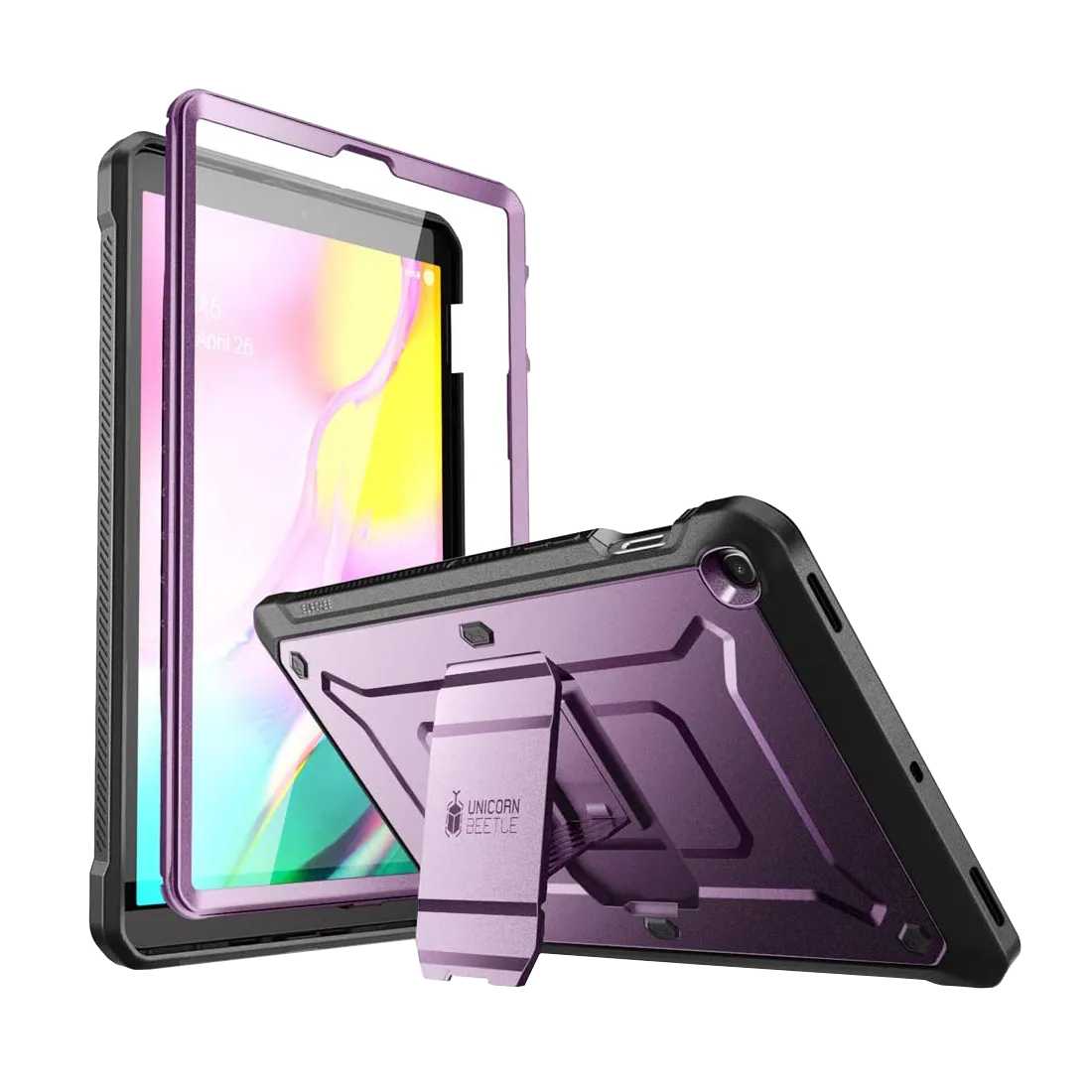 Flash Sale! Galaxy Tab S5e 10.5 inch (2019) Unicorn Beetle Pro Full-Body Rugged Case-Metallic Purple  Going Fast!