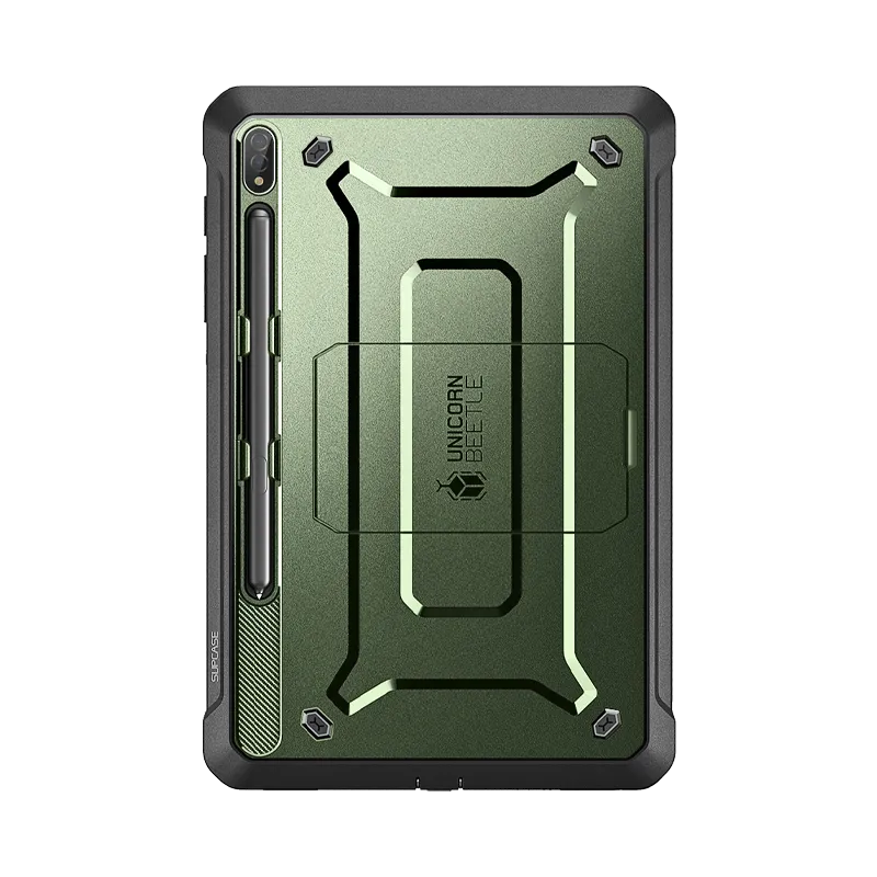 Flash Sale Galaxy Tab S7 FE 12.4 inch Unicorn Beetle Pro Rugged Case-Dark Green  Limited Availability!