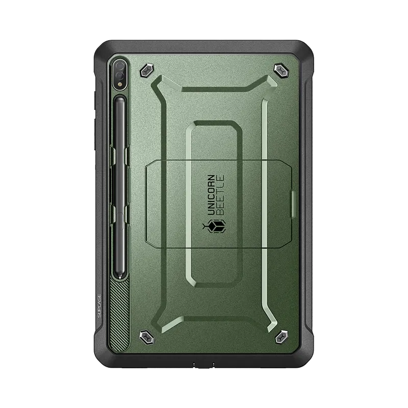Flash Sale! Galaxy Tab S8 Ultra (2022) Unicorn Beetle Pro Rugged Case-Dark Green  Almost Gone!