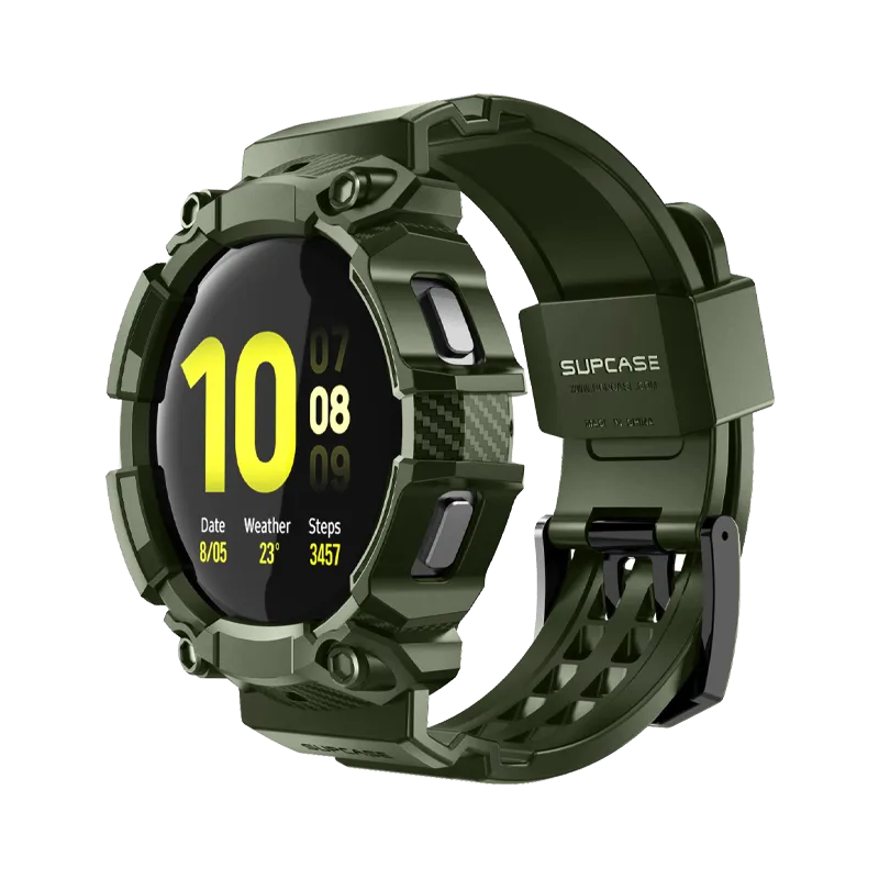 Flash Sale! Galaxy Watch5 44mm Unicorn Beetle PRO Wristband Case-Dark Green  Limited Release!