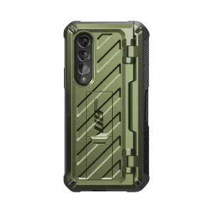 Flash Sale Galaxy Z Fold4 Unicorn Beetle PRO Rugged Case with S-Pen Holder-Dark Green  Almost Gone!