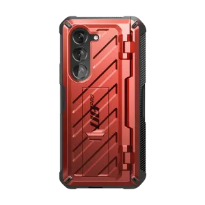 Flash Sale Galaxy Z Fold5 Unicorn Beetle PRO Rugged Case with S-Pen Holder-Metallic Red  Almost Gone!
