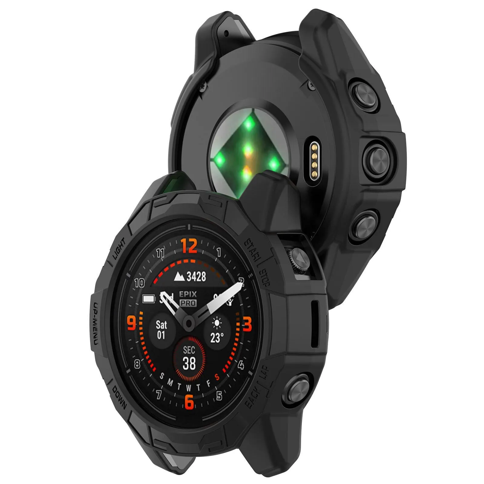 Flash Sale! Garmin Epix Pro 51mm Rugged TPU Cover (Black)  Going Fast!