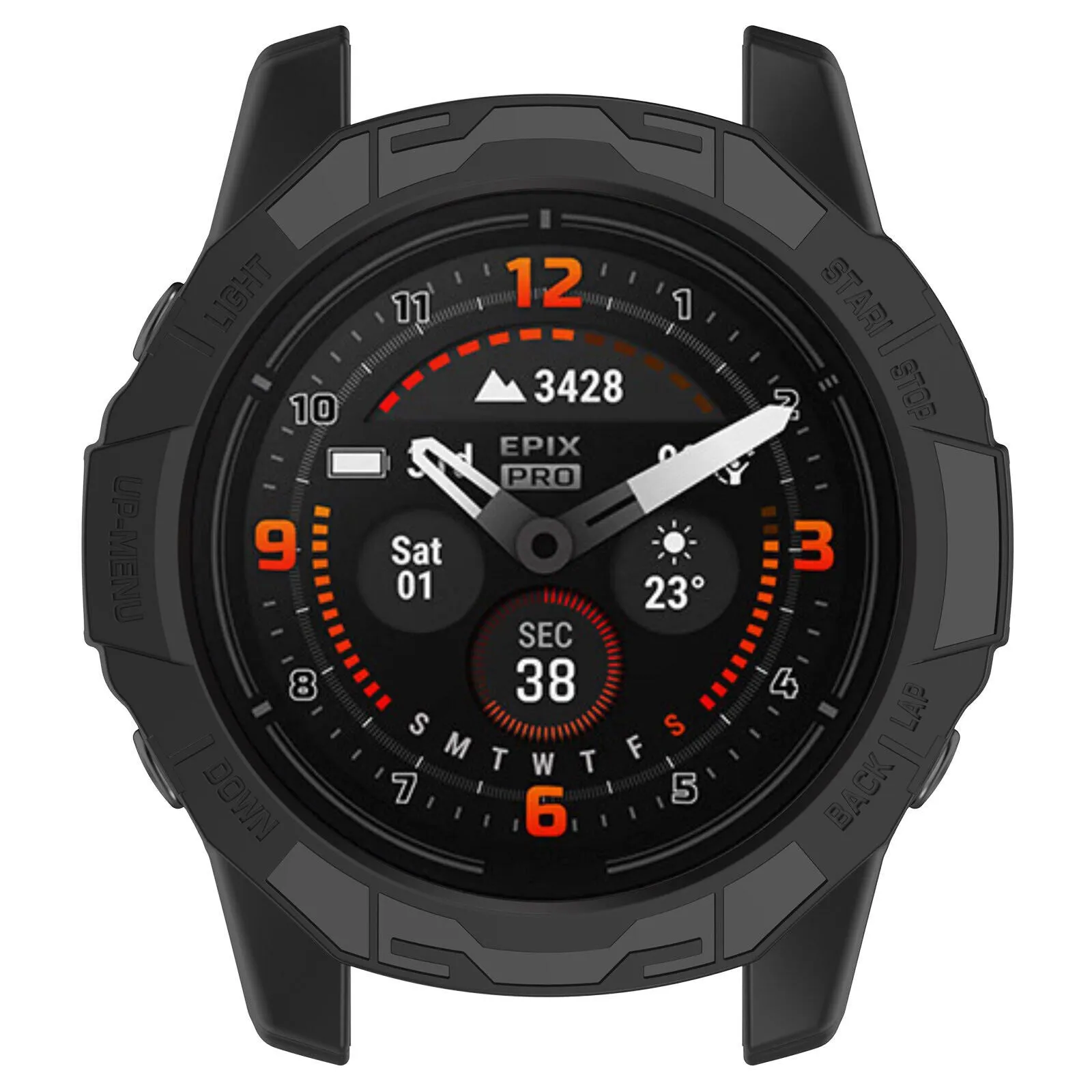 Flash Sale! Garmin Epix Pro 51mm Rugged TPU Cover (Black)  Going Fast!
