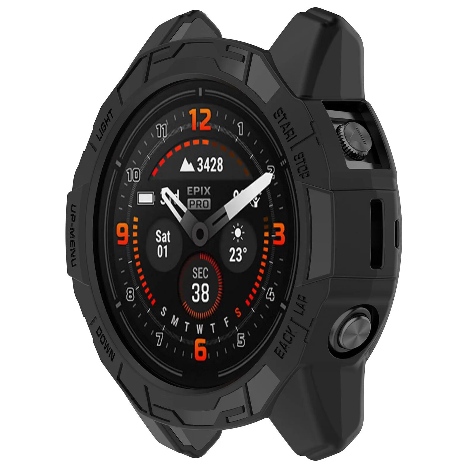Flash Sale! Garmin Epix Pro 51mm Rugged TPU Cover (Black)  Going Fast!