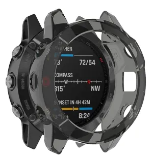 Flash Sale! Garmin Fenix 6s TPU Case (Transparent Black)  Limited Release!