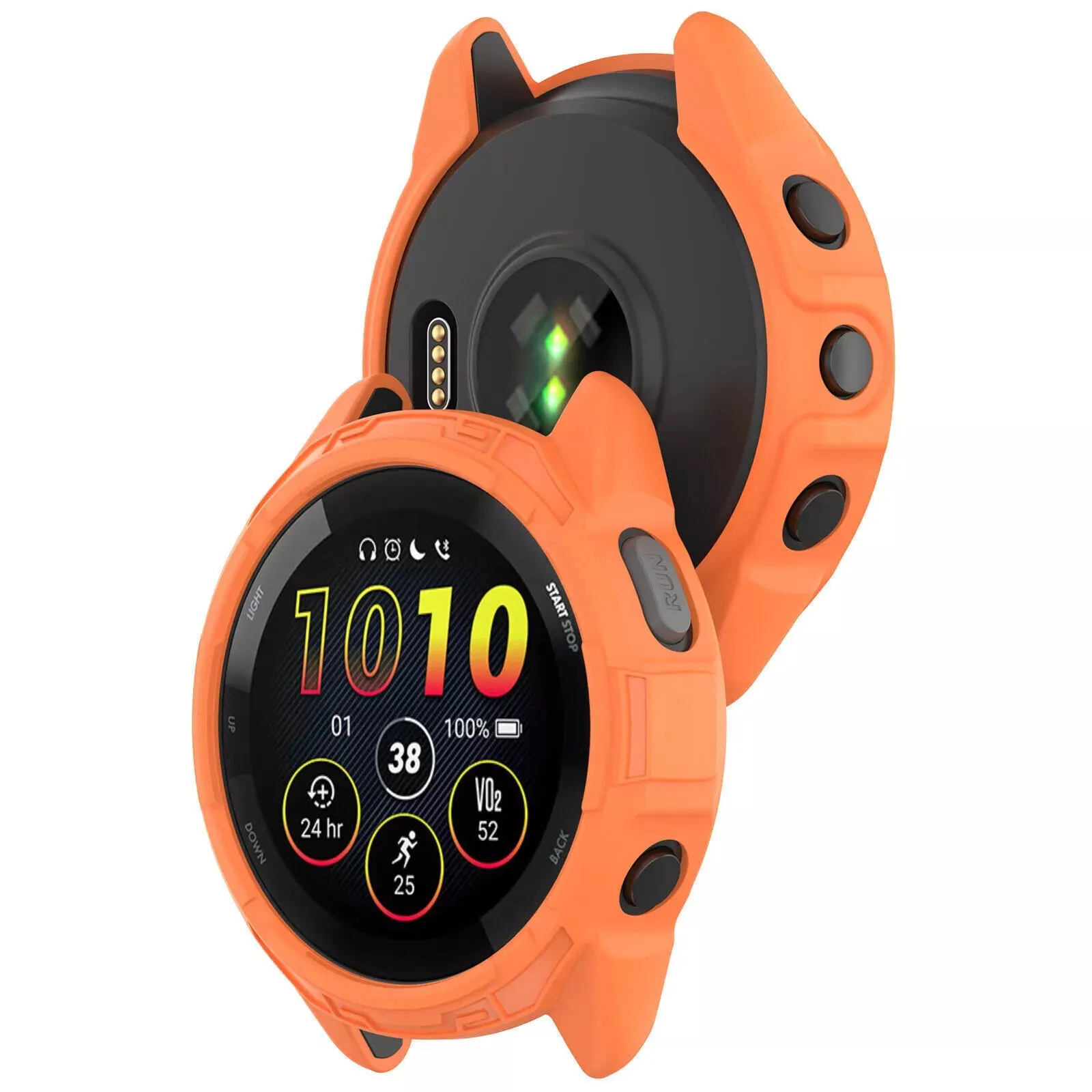 Flash Sale Garmin Forerunner 265 Rugged TPU Case (Orange)  Limited Release!