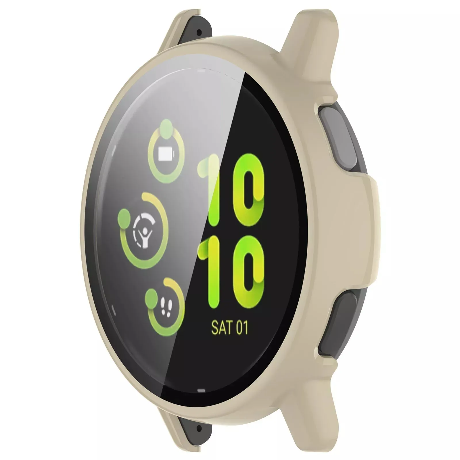 Flash Sale! Garmin Vivoactive 5 Hard Case with Glass (Beige)  Going Fast!