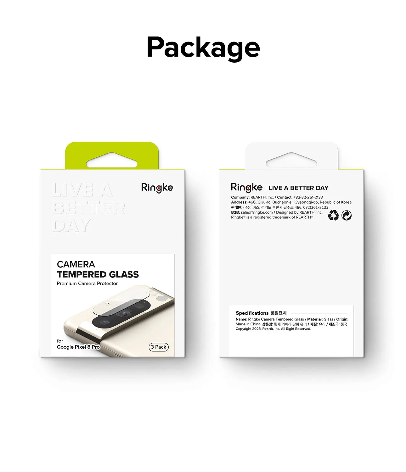 Flash Sale! Google Pixel 8 Pro | Camera Protector Glass [3 Pack]  Limited Availability!