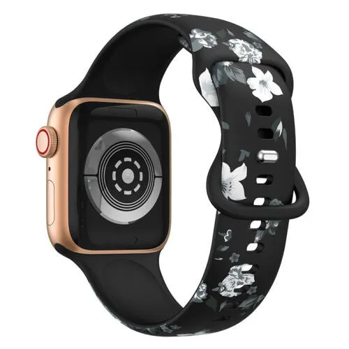 Flash Sale Grey Flower Apple Watch Strap  Limited Availability!