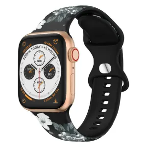 Flash Sale Grey Flower Apple Watch Strap  Limited Availability!