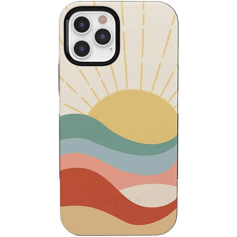 Flash Sale! Here Comes the Sun | Colorblock Sunset Case  Going Fast!