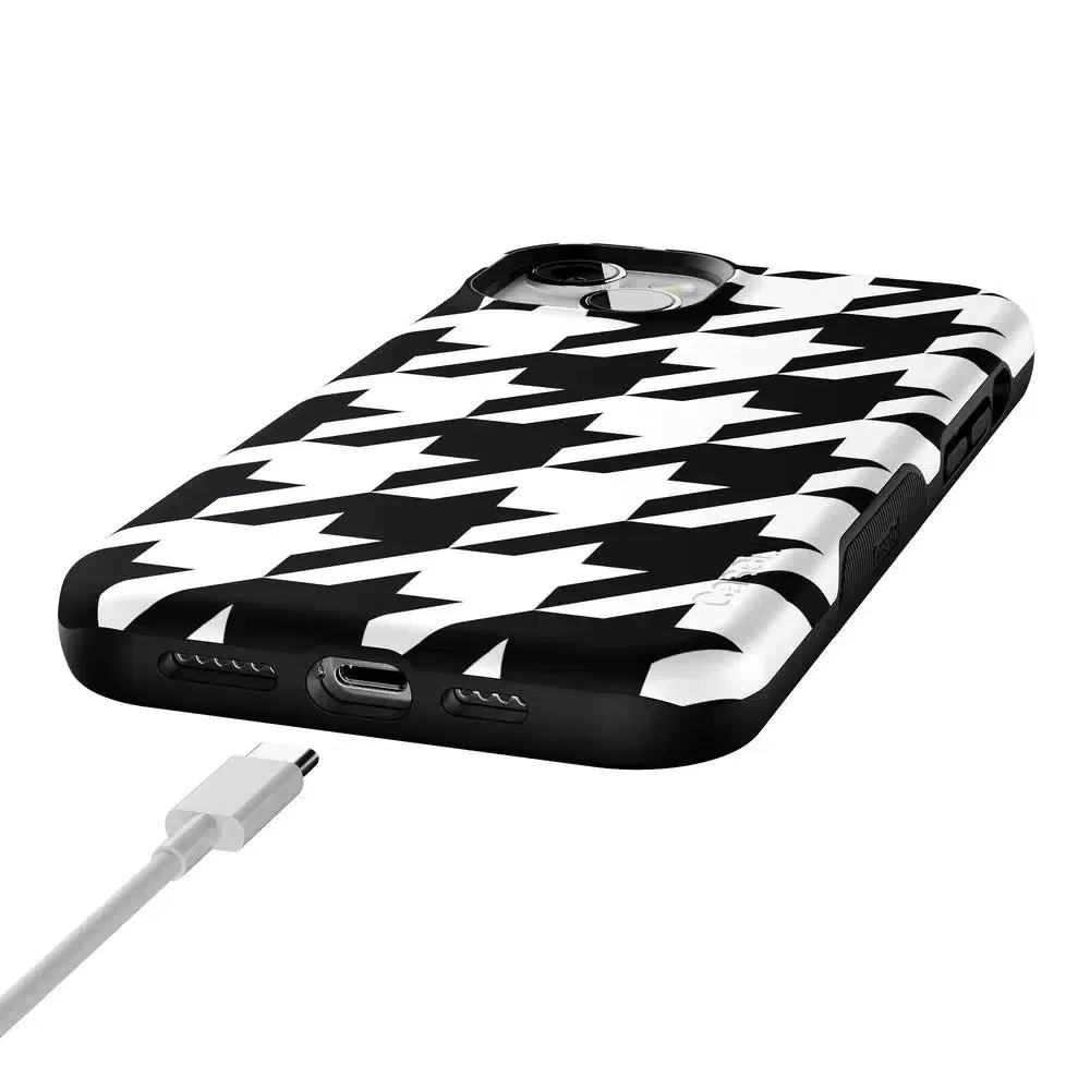 Flash Sale! Houndstooth | High Contrast Design Case  Today Only!