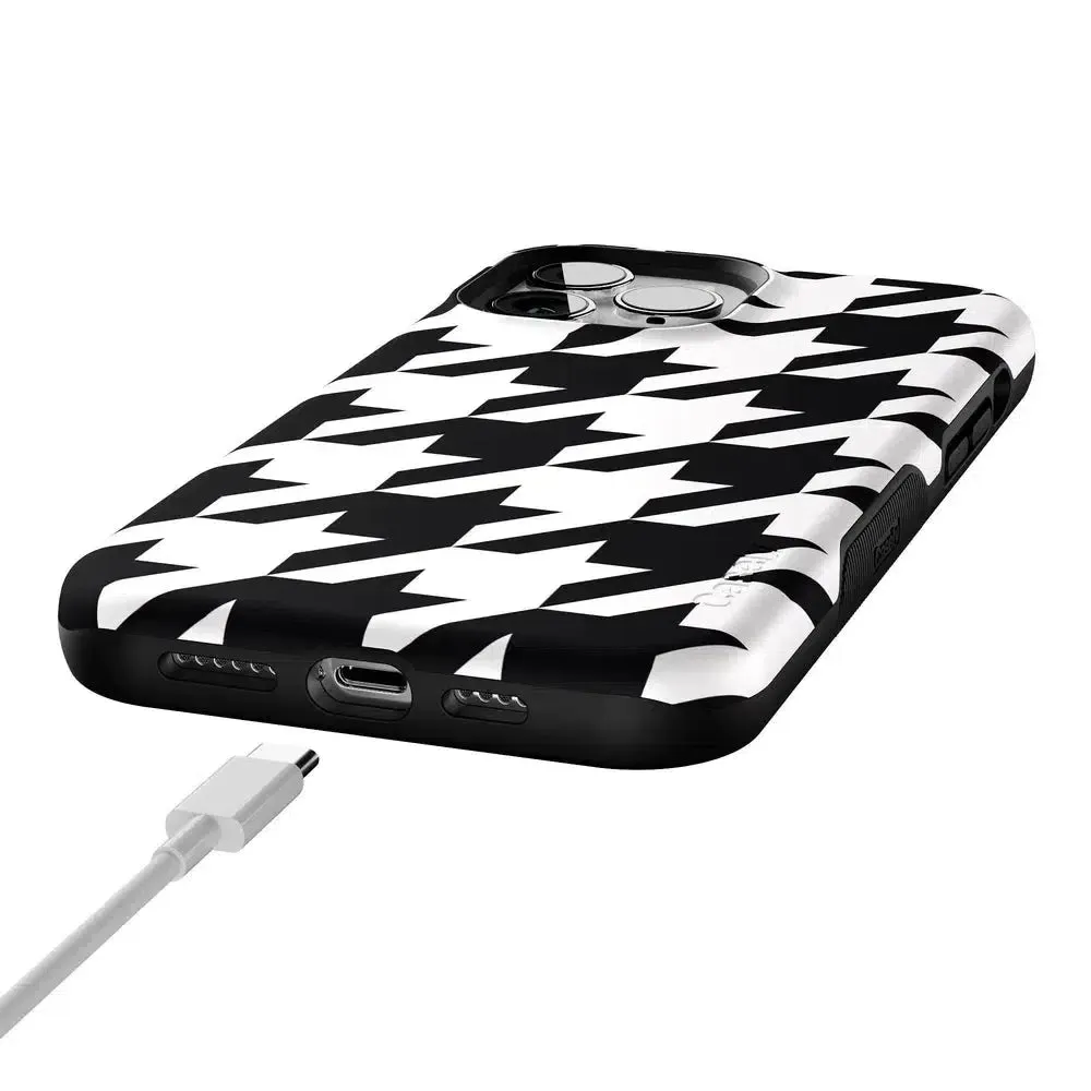 Flash Sale! Houndstooth | High Contrast Design Case  Today Only!