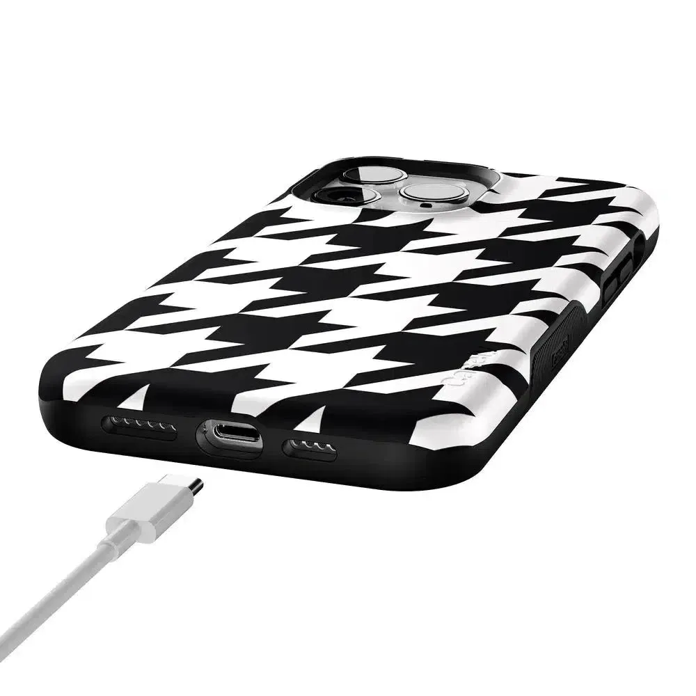 Flash Sale! Houndstooth | High Contrast Design Case  Today Only!